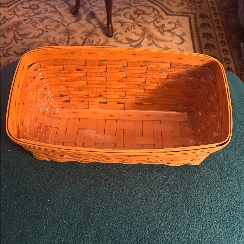 Longaberger Vibrant Orange Woven Basket